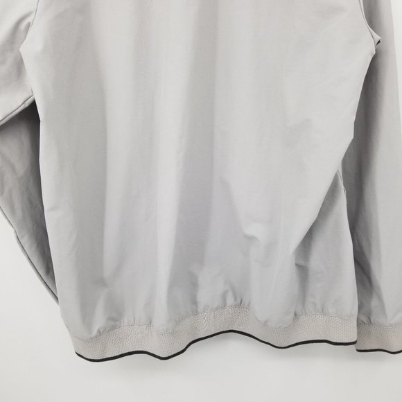 Adidas Golf Grey Long Sleeved Men's Zip Up Jacket Size Large - Picture 10 of 12